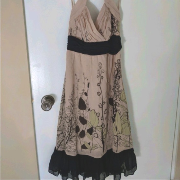 BCBGMaxAzria Dresses & Skirts - BCBG Silk Halter Dress